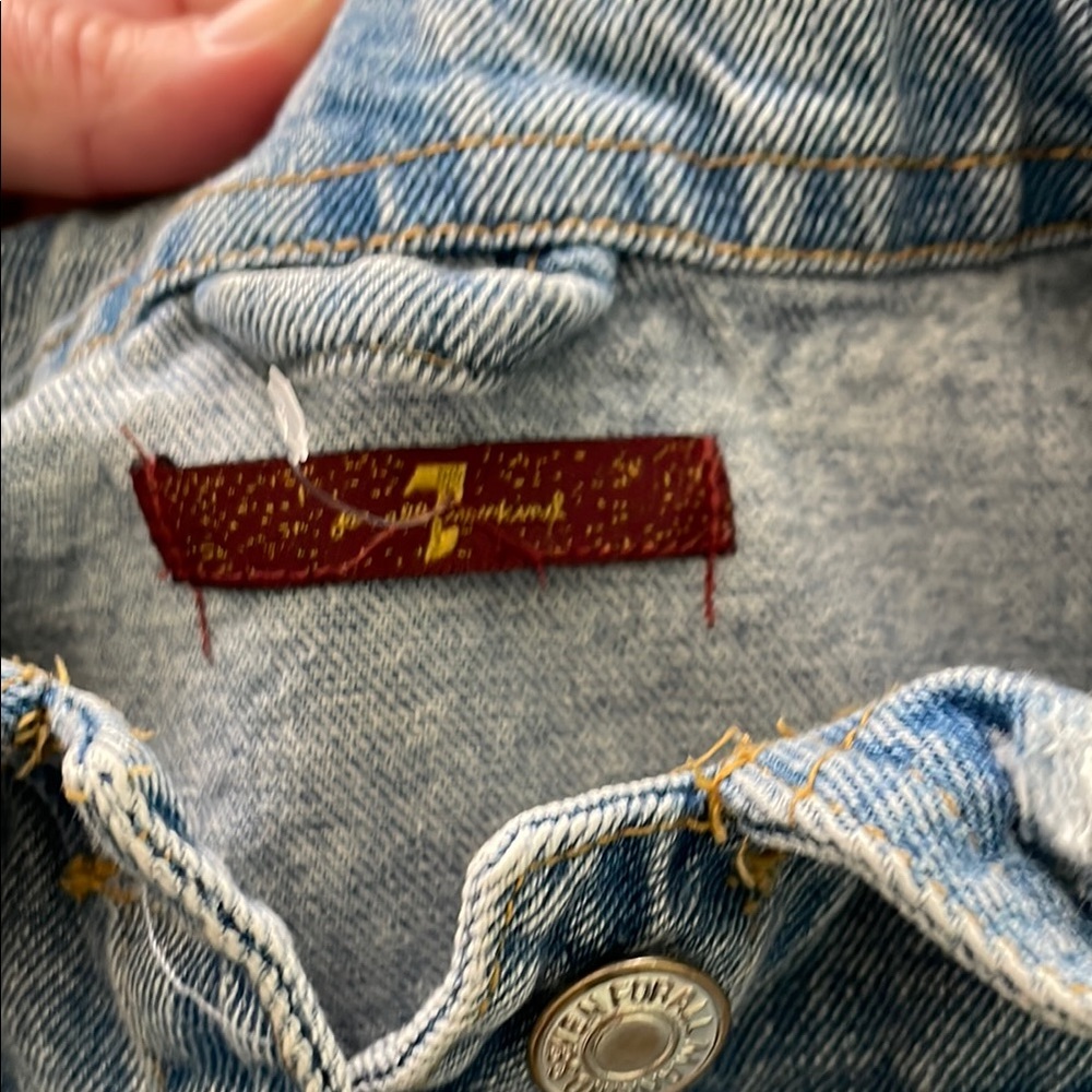 Distressed Jean Jacket - Picture 3 of 7